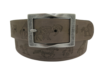 Ledergurt Branding Pferd 40mm (11072/72-40)